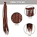 Noverlife 10 Strands 50cm/20″ Ginger Red Dreadlock Extensions, Single Ended Crochet Synthetic Dreadlocks Accessories, Jamaica Punk Hip-Hop Reggae Hair Braiding Wigs Faux Locs for Men Womenthumb 3