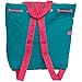 Stephen Joseph Girls Quilted Backpack Bag (Teal & Pink Flower)