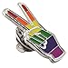 PinMart Gay Pride Rainbow Flag Love Wins LGBT Enamel Lapel Pin Set