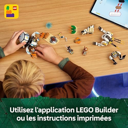 Horizon Adventures Aloy et Varl Contre Testudien et Dents de scie - Jeu de Construction pour garçons dès 9 Ans - Inclut Machines et créatures - Jouet Collector inspiré du Jeu vidéo 77037