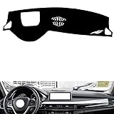 Leather Dash Board Cover mat Compatible with BMW