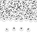 Maksuzee 600/1200/1620PCS Acrylic Letter Beads A-Z Letter Round/Cube Alphabet Letter Beads for Jewelry Making Bracelets Necklaces and Key Chains