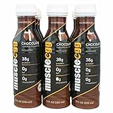 MuscleEgg Chocolate Liquid Egg Whites Protein - 9 Single-Serves