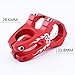 ZFZ Bicycle Bike Stem 31.8mm Super Light MTB BMX DH FR Handlebar Accessories Black Red Blue Gold (Red)