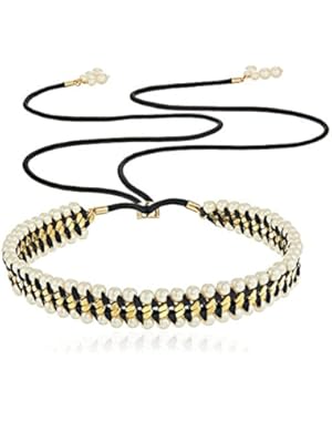 Womens Slider Necklace, Black