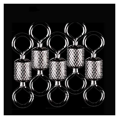 LaiYueShangMao Dauerhaft 50 Teile/los Angeln Schwefelwasserkugellager Swivel mit Sicherheit Snap Solid Ringe Rolling… – Bild 3