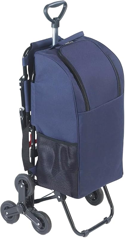 Carro de la Compra con Asiento Plegable – Máxima maniobrabilidad y Comodidad | Sistema de 3 Ruedas, Mango telescópico, Bolsa térmica extraíble | Capacidad 35 l, Ideal para Ancianos y familias