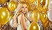 FECEDY Round Balloons Gold Pink White, 12inch 100pcs for Party Decoration