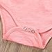 FEITONG Toddler Baby Girls Outfit Clothes Lace Romper Jumpsuit+ Floral Short Pants (6-12 Months, Pink)