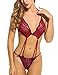 Avidlove Sexy Lingerie for Women Teddy Nightwear Lace Babydoll Bodysuit