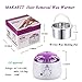 Makartt Wax Warmer Kit, Hard Melter Hair Removal Set, Mini Wax Pot with 400g Wax Beans and Wax Applicator Sticks