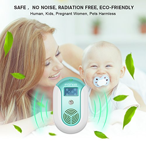 Ultrasonic Pest Repeller, Electronic Mosquito Repellent Variable Frequency Effective Plug in Bug Pest Repellent Smart Indoor Pest Control for Mice Wasp Squirrel Roach Spider Ant Rodent (blue)