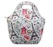 E-Living Neoprene Lunch Tote Bag - 5 Designs (I Love USA/Red London/Paris / White Dots/Vintage Roses) (Paris)