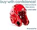 whistlekick Martial Arts Sparring Helmet (Arctic Blue, Medium) with Industry Leading Warranty-Taekwondo Martial Arts Sparring Equipment Gear Set