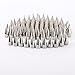 200pcs Cone Spikes Screwback Studs DIY Craft Cool Rivets Punk Stud Coincal 7x15mm 1/4