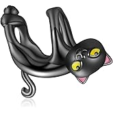 VOROCO Butterfly Dragonfly Cat Charm for Bracelet Cute Animal Collection Bead & Charm for Women Girls 925 Sterling Silver Pendant & Dangle Charm Jewelry for Bracelet and Necklace