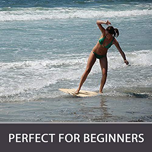 Fedmax Skimboard with High Gloss Coat | Blue, 30" (Up to 120bs.) | Skim Board for Kids/Adults.