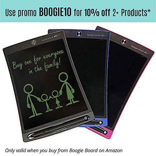 Boogie Board Jot 8.5 LCD Writing Tablet + Stylus Smart Paper for Drawing Note Taking eWriter - Gray with Bonus Folio Cover - Thumbnail 5