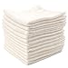 Dry Rite's Best Magic Microfiber Cloth- Super Soft- Professional Series Cleaning Towels for Chrome, Kitchen, Bath, TV, Glass- Perfect Baby Washcloth- Scratch, Lint & Streak Free, Use Wet/Dry 12
