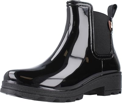 Femme 40840 Racine Accueil Femme Bottes-de-pluie, Noir Black, 41 EU