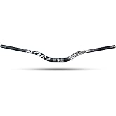 LUNJE Mountain Bike Handlebar, 31.8mm, 35/50/70/90/120mm Rise Options, 780mm Cutable Width, Lightweight T6 Aviation Aluminum for MTB Trail Commuter Bikes, Durable Ergonomic Chameleon Pattern