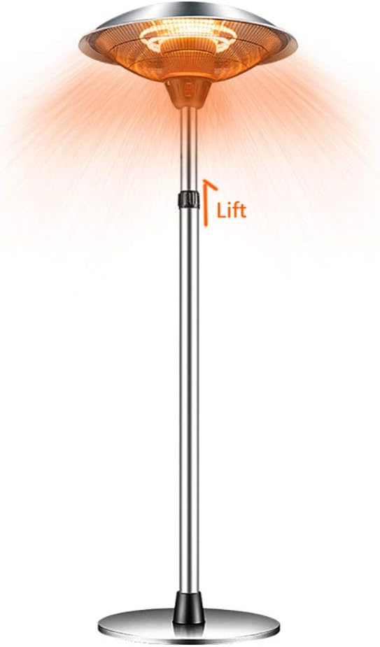 Outdoor Patio Heater Electric 2200W 110v Portable Heat Lamps Waterproof