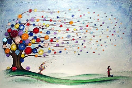 Willow Tree #2, Matted Fine Art Wall Print, from Painting by Justin D Miller
