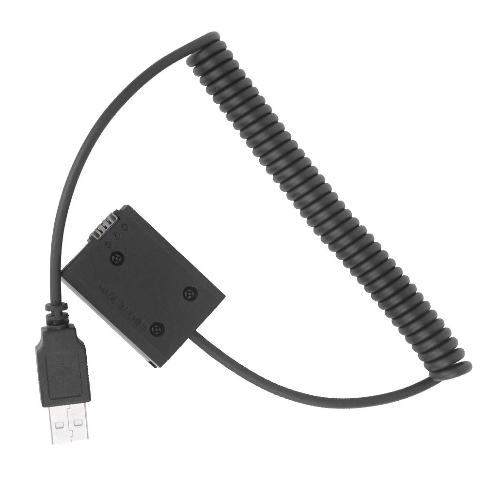 Qiilu Full Decoder Dummy Battery, USB to FW50 Full Decoder Dummy Battery Fit for A7/A7II/A7R/A7S/A7RII Camera