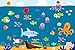 Underwater Disposable Placemats Topper for Table 60 Mats for Children Kids Toddlers Baby Perfect use as Restaurants Place mats BPA Free Eco Friendly Sticks to Table Fun Keep Neat Now!