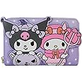 Loungefly Sanrio Kuromi and My Melody Halloween Zip Around Wallet