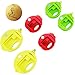 Rimobul Food Storage Fruit Pattern Bag Clips Round Sealer, Set of 6