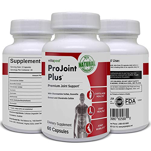 ProJoint Plus Natural Joint Support with Glucosamine, Boswellia