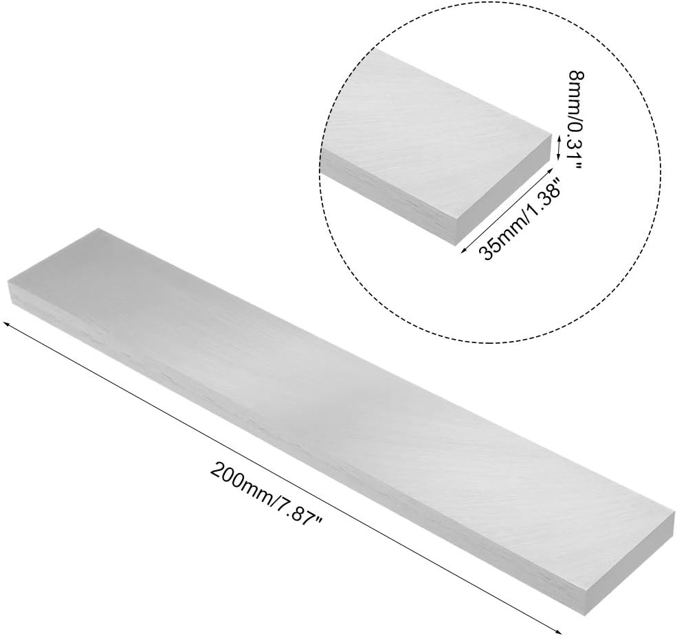 sourcing map HSS Lathe Tool Bit 8mm x 35mm x 200mm, Square Lathe Turning Tool Blanks - Image 3