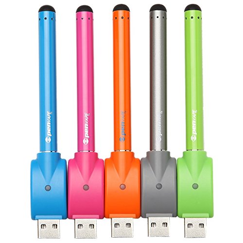 1 ORIGINAL authentic USB & Battery w/ stylus tip pen OPenvapesss.s (Lifetime Warranty) message color choice