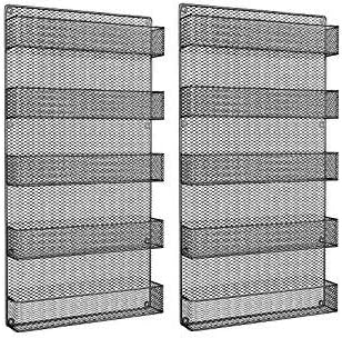 Amazon Com Spice Racks Hc 2302 Organizer Space Saving Wall Mount