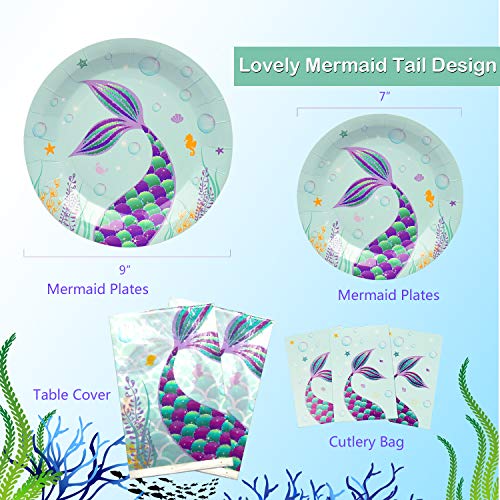 4 WERNNSAI+Pool+Mermaid+Party+Supplies