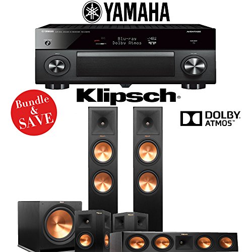 Klipsch-RP-280FA-51-Ch-Reference-Premiere-Dolby-Atmos-Home-Theater-Package-with-Yamaha-AVENTAGE-RX-A3070BL-112-Channel-Network-AV-Receiver