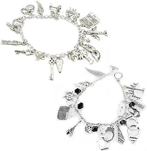Silver And Black Amor Bracelets KyraristxAB45