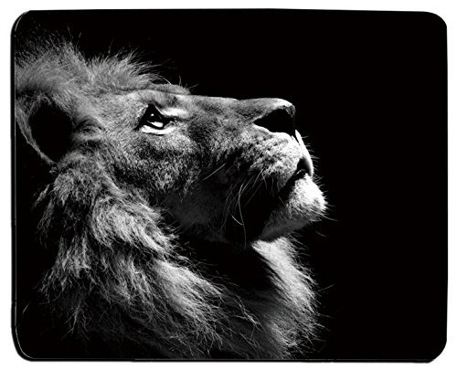 Brain114 Customized Mouse Pad Oblong Thingking Lion Personalized Mousepad Non-Slip Gaming Mouse Pads