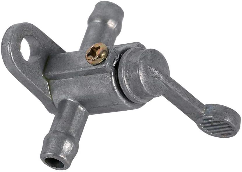 Fuel Switch, 8mm 5/16 Inline Fuel Tap Aluminum In-Line Motorcycle Fuel Tap to Protect Motorbike Tank