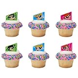Powerpuff Girls Saving the World Cupcake Rings - 24 pc