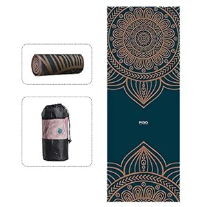 wwww pido Yoga Towel Non Slip Sweat Absorbent Towel Convenient Widened Folded Fitness Blanket with Bag 72″x26″ (AnJinFoLian)