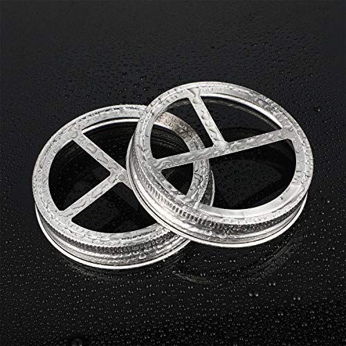 4 Pieces Stainless Steel Toothbrush Holder Jar Toothbrush Holder Lid