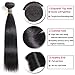 AoDai Hair 9A Brazilian Hair Loose Wave 3 Bundles with Lace Closure 100% Unprocessed Virgin Human Hair 4x4 Free Part Lace Closure Virgin Hair Extensions Natural Color (st10 12 14, loose wave)