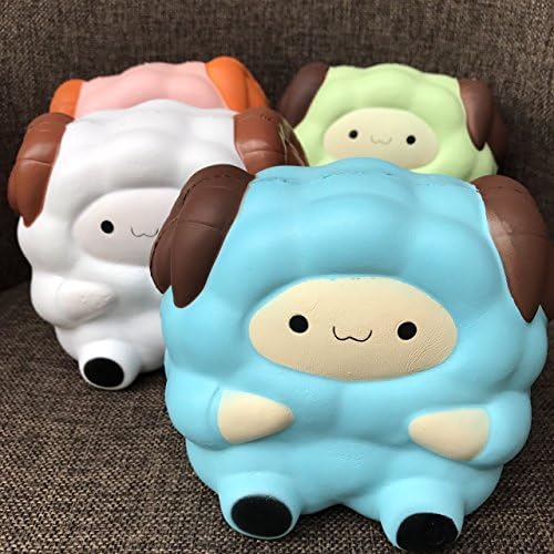 New Cute Jumbo Squishies Sheep Lamb Very Slow Rising Gaint Kawaii Scented Cream Foam Silly Squishies Food Simulation Kids Toy 1Pcs Random Shipping
