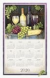 Wine Country 2020 Calendar Towel by 