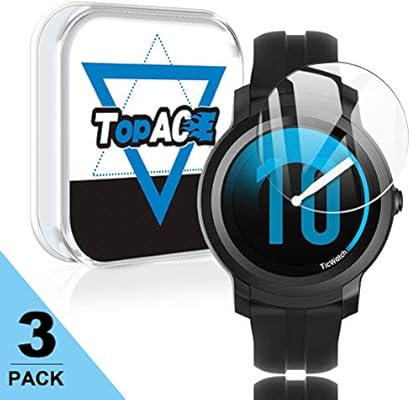 Topace Mobvoi TicWatch E2 Protector de Pantalla de Vidrio Templado ...