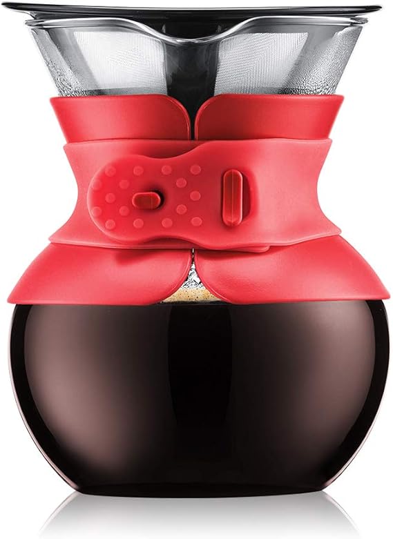 Bodum 11592294 Pour Over Coffee Maker with Permanent Filter, 17 oz