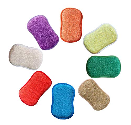 Antibacterial Microfiber Kitchen Scouring Pads Double Sided Scrubbing
Sponges Scourer Non Odor Dish Scrubber Brush, Great for Non Stick Pans
Pots Cookware, Pack of 5 Random Colors with Adhesive Hooks Antibacterial Microfiber Kitchen Scouring Pads Double Sided Scrubbing
Sponges Scourer Non Odor Dish Scrubber Brush, Great for Non Stick Pans
Pots Cookware, Pack of 5 Random Colors with Adhesive Hooks
