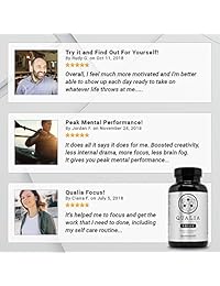 Qualia Focus Nootropic - Suplemento de cerebro para el enfoque bajo demanda -...
